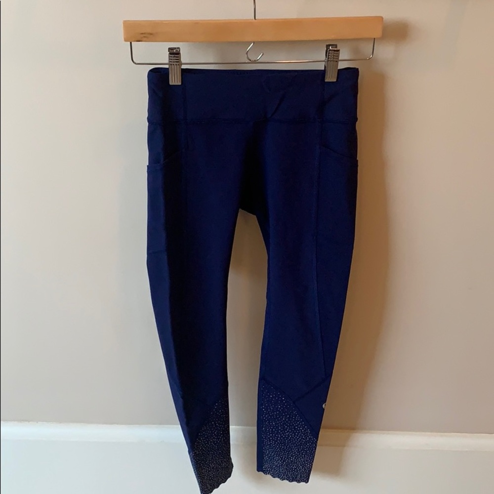 Lululemon High-Rise Crop 23” Reflective 4